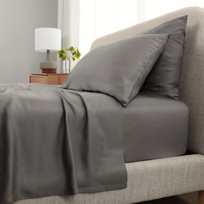 Cariloha Aloha Soft 4-Piece Sheet Set | Natural | King | Made from 100% Viscose derived from Bamboo | Introductory Sheet Line
