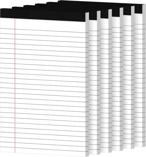 5pcs Small Note Pads, Color Notepads 5x8 College Ruled Notebook, Writing Pads 5 x 8, Legal Pads, Memo Pad Paper Perforate Narrow Ruled Notebooks for Work, School, Office Supplies,30 Sheets/Pack