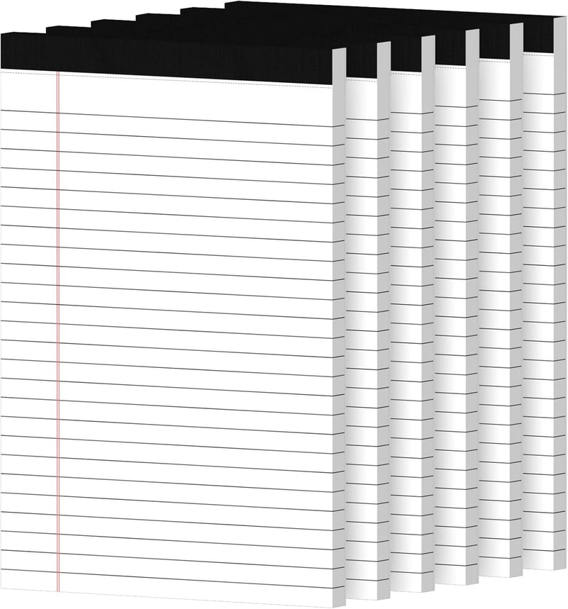5pcs Small Note Pads, Color Notepads 5x8 College Ruled Notebook, Writing Pads 5 x 8, Legal Pads, Memo Pad Paper Perforate Narrow Ruled Notebooks for Work, School, Office Supplies,30 Sheets/Pack