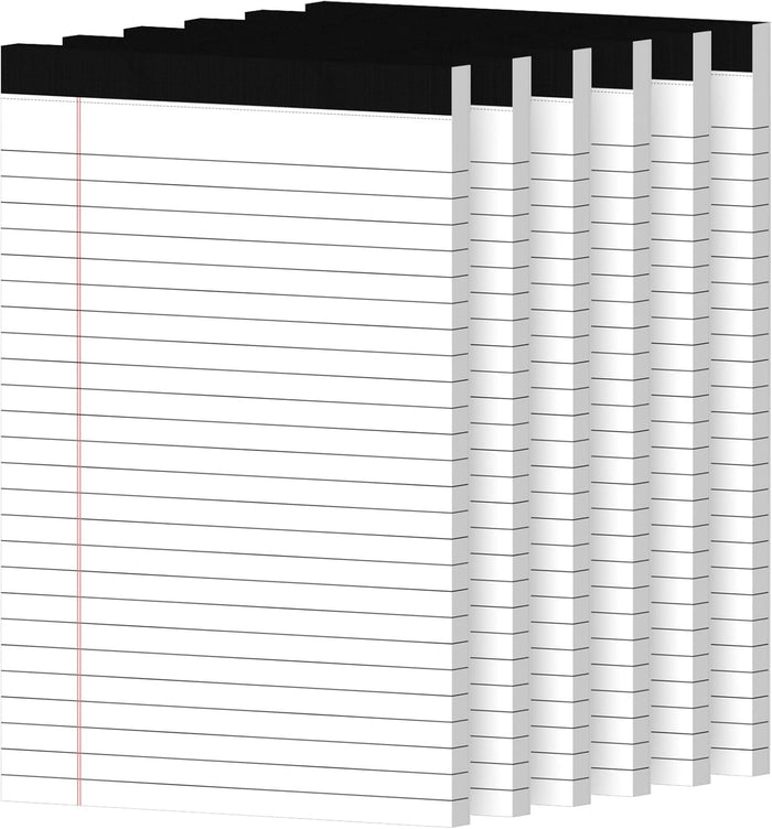 5pcs Small Note Pads, Color Notepads 5x8 College Ruled Notebook, Writing Pads 5 x 8, Legal Pads, Memo Pad Paper Perforate Narrow Ruled Notebooks for Work, School, Office Supplies,30 Sheets/Pack
