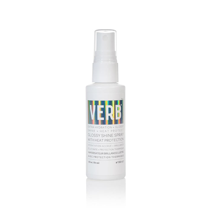 VERB Glossy Shine Spray - Moisturizing Heat Protection Hair Spray - Adds High Shine and Primes for Styling - Vegan, No Parabens or Harmful Sulfates