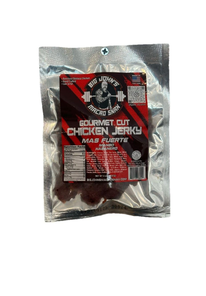 Big John's Macro Snax Anabolic Window Sweet & Spicy Brisket jerky for humans – High-Protein, Outdoor Snack Keto-Friendly, Low Fat, Post-Workout Fuel, Healthy Snack, Gourmet Jerky, On-the-Go – 6 Oz
