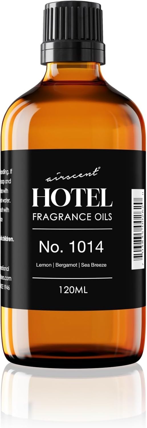 AirScent Hotel Diffuser Oil No. 1014 Inspired by The Ritz Carlton Hotel Scent - Premium Fragrance Oil for Ultrasonic and Waterless Diffusers and Crafting - 10 mL, 0.34 fl oz Glass Dropper Bottle
