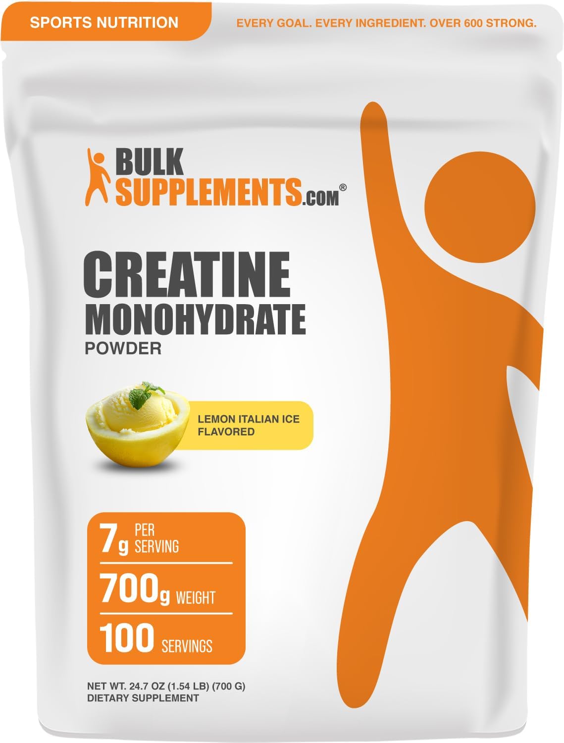 BulkSupplements.com Creatine Monohydrate Powder - Micronized Creatine Powder, Unflavored - Pure & Gluten Free, 5g (5000mg) per Servings, 1kg (2.2 lbs) (Pack of 1)