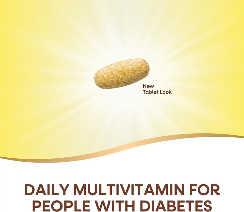 Nature's Way alpha betic, Diabetic Multivitamin for Daily Nutritional Support, with B-Vitamins for Energy Metabolism Support*, Alpha Lipoic Acid, Taurine, Lutein, 30 Tablets