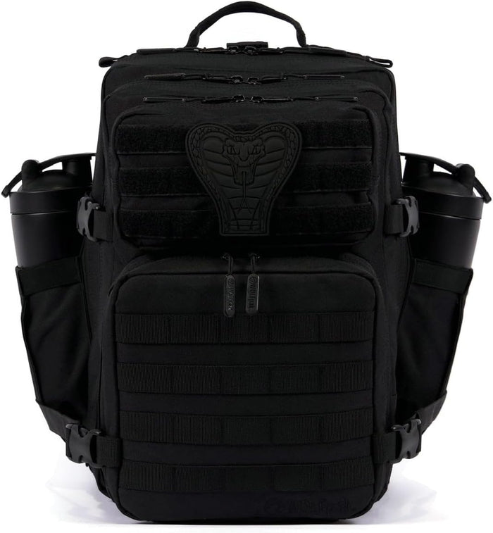 WOLFpak 35L Athletic Gym Backpack - Durable 1000D Waterproof Oxford Material w/MOLLE Webbing, Laptop Pocket & Dual Cup Holders, Durable Fitness/Travel/Military Daypack (Timber Wolf Yellow Jacket)