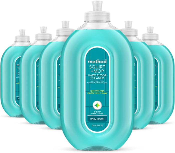 Method Squirt + Mop Hardwood Floor Cleaner, Almond, 25 Ounce, 1 pack, Packaging May Vary