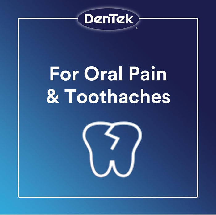 DenTek Instant Oral Pain Relief Maximum Strength Kit for Toothaches | 50 Count