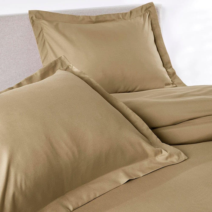 PeachSkinSheets Night Sweats: The Original 1500TC Soft Queen/Full Duvet Cover Set Harvest Gold