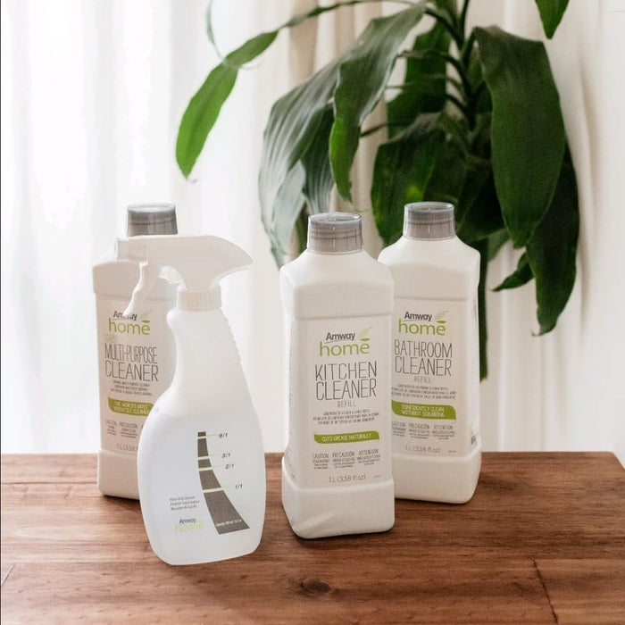 Concentrated Cleaners Refill Value Bundle for Multi-Purpose & Glass,33.8 fl. oz Each Bottle,Pack of 2,Bonus 600 ZNRO Facial Tissues Upon Request by Buyer (Proof 100% Satisfied w. Items & Service)