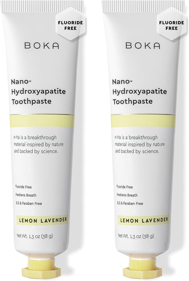 Boka Fluoride Free Toothpaste, Nano Hydroxyapatite Toothpaste, Appropriate for Sensitive Teeth - for Adult, Kids Oral Care - Ela Mint Flavor, 4 Fl Oz 1Pk US Manufactured