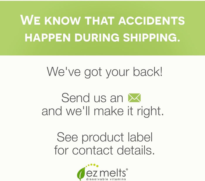EZ Melts Dissolvable Multivitamin with Iron for Women and Men, Sugar-Free, 1-Month Supply - 1 Pack