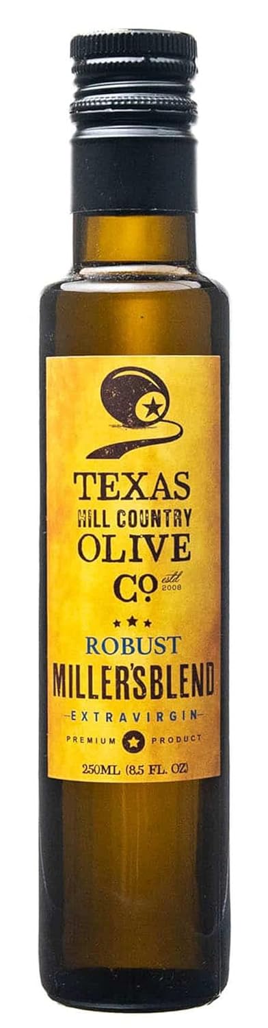 Sola Stella Extra Virgin Olive Oil - Cold Pressed Gourmet EVOO Olive Oil - Uniquely Smooth & Buttery - Perfect for Cooking Baking & Finishing - Award Winning & Made in Texas (16.9 oz)