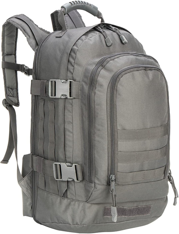 Greencity Laptop Backpacks Tactical 3 Day Expandable Bug Out Bag Classic Case Travel Hiking，Green