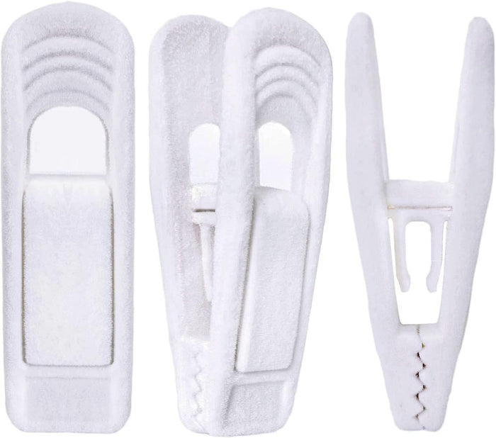 Black Velvet Hangers Clips (80-Pack), Non-Slip Strong Velvet Hangers Clips for Velvet Skirt Hangers, Velvet Pants Hanger Velvet Clips Fit for Thin Velvet Clothes Suit Hangers