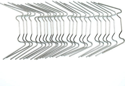 Mini Greenhouse Clips for Hanging - 100Pcs Stainless Steel Clips Green House Accessory Wire Clamp Clip pack for Harbor Freight Replacement Greenhouse Cover