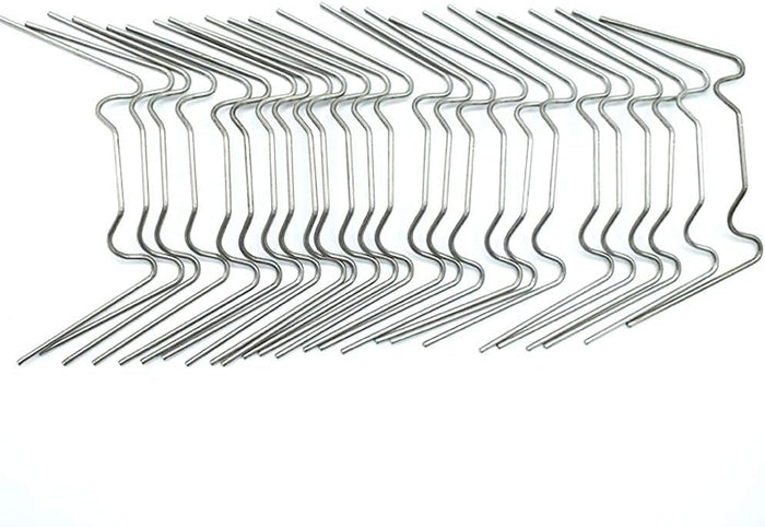 Mini Greenhouse Clips for Hanging - 100Pcs Stainless Steel Clips Green House Accessory Wire Clamp Clip pack for Harbor Freight Replacement Greenhouse Cover