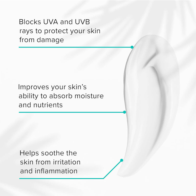ClarityRx Skin Defense Broad-Spectrum SPF 50, Natural Plant-Based Moisturizing Face & Body Sunscreen With Zinc & Hyaluronic Acid (2 Oz)