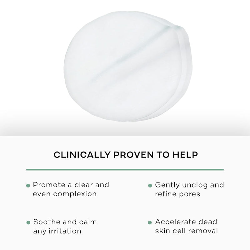Replenix Gly-Sal Clarifying Acne Pads, 60 Count, Medical-Grade Glycolic Acid & 2% Salicylic Acid Exfoliating Pads for Acne-Prone Skin, Help Clear Blemishes & Refine Pores, Non-Oily