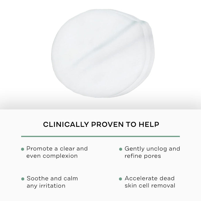 Replenix Gly-Sal Clarifying Acne Pads, 60 Count, Medical-Grade Glycolic Acid & 2% Salicylic Acid Exfoliating Pads for Acne-Prone Skin, Help Clear Blemishes & Refine Pores, Non-Oily