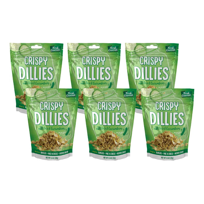Fresh Gourmet Crispy Lightly Salted Jalapenos Crunchy Snack and Salad Topper, 16 Ounce (Pack of 3)