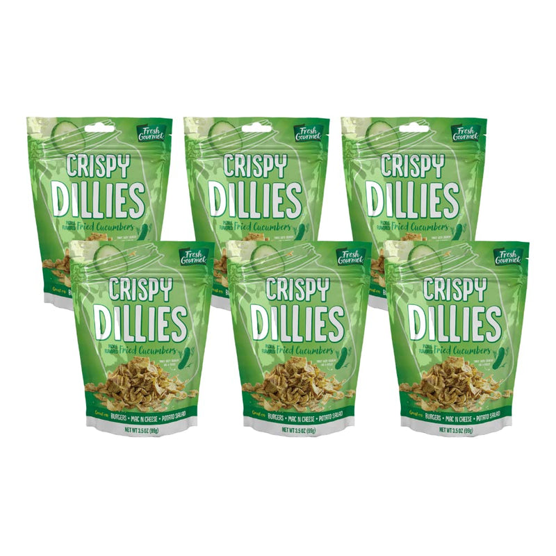 Fresh Gourmet Crispy Lightly Salted Jalapenos Crunchy Snack and Salad Topper, 16 Ounce (Pack of 3)