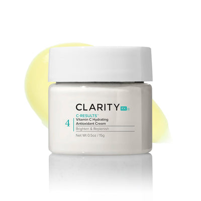 ClarityRx C-Results Vitamin C Hydrating Antioxidant Face Cream, Natural Plant-Based Anti-Aging Facial Moisturizer for Brighter Skin