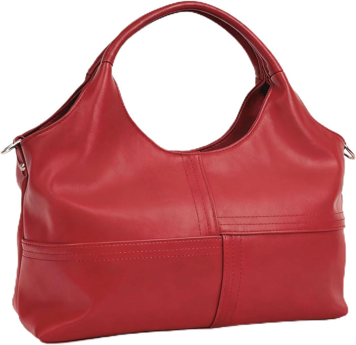 KOGTLA Vegan Leather Purses for Women with Detachable Satchel Strap, Ladies Handbags, Tote Hobo Bags with Top Handle