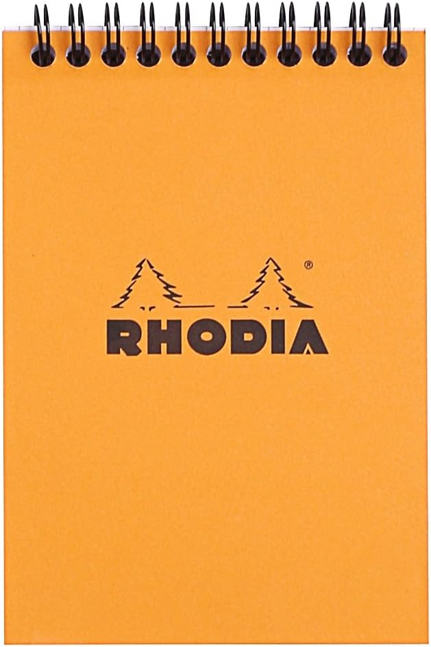 Rhodia Wirebound Pad 8.25x11.75, Lined, Orange