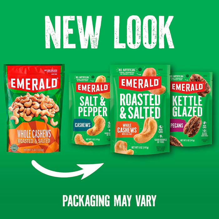 Emerald Nuts Kettle Glazed Pecans (1-Pack), 5oz Resealable Bag, Kosher Dairy Certified, Non-GMO, Contains No Artificial Preservatives, Flavors or Synthetic Colors
