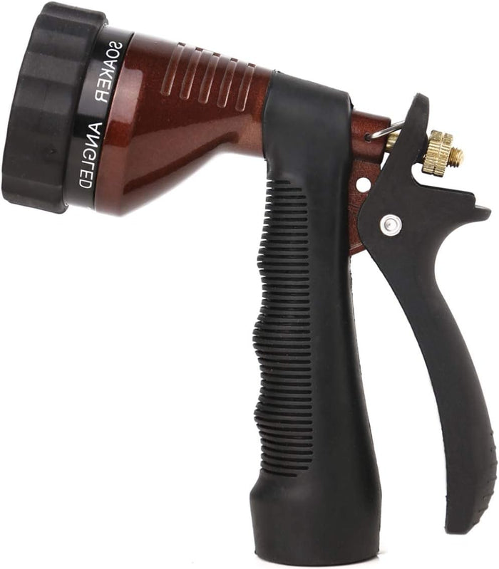 GREEN MOUNT Water Hose Nozzle Spray Nozzle, Metal Garden Hose Nozzle with Adjustable Spray Patterns, Perfect for Watering Plants, Washing Cars and Showering Pets