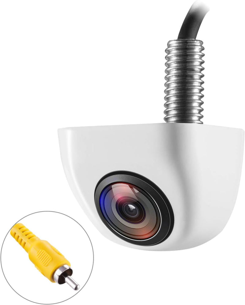 NATIKA Backup/Front View Camera,IP69K Waterproof Great Night Vision HD and Super Wide Angle Metal OEM Style Reverse Rear View Backup Camera for Cars Pickup Trucks SUVs RVs Vans (Black)