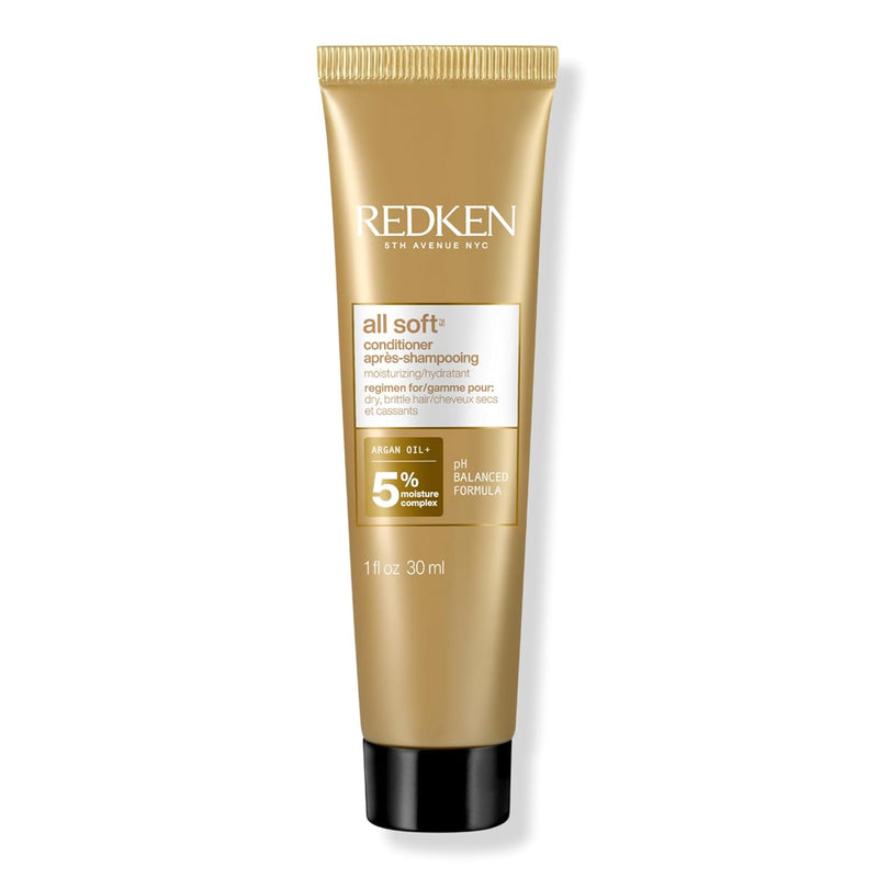 Redken All Soft Conditioner - Moisturizes & Hydrates Dry, Brittle Hair, Softens, Smooths & Adds Hair Shine, Conditioner & Detangler