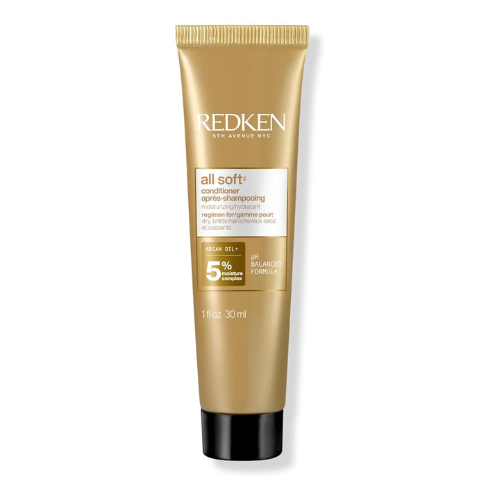 Redken All Soft Conditioner - Moisturizes & Hydrates Dry, Brittle Hair, Softens, Smooths & Adds Hair Shine, Conditioner & Detangler