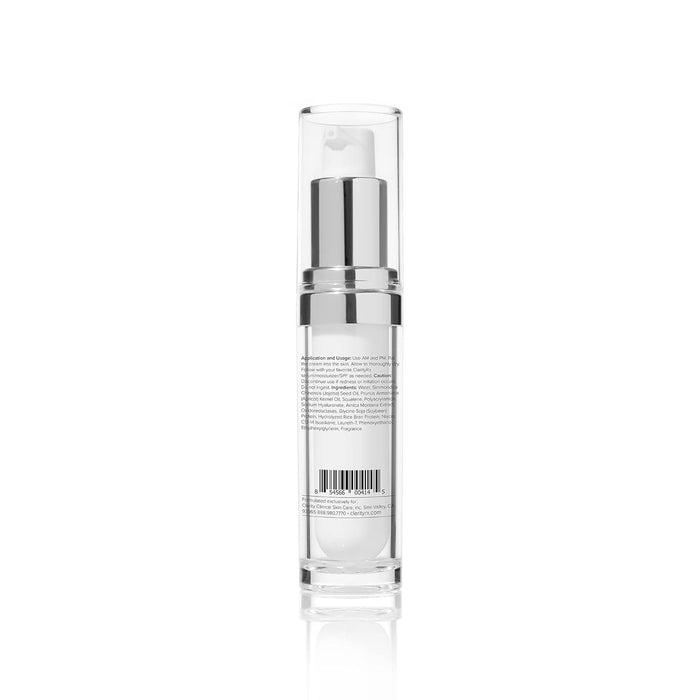ClarityRx Easy On The Eyes Smoothing Eye Cream, Natural Plant-Based Anti-Aging Under Eye Cream for Dark Circles, Contains Hyaluronic Acid, Paraben & Cruelty Free (0.5oz)