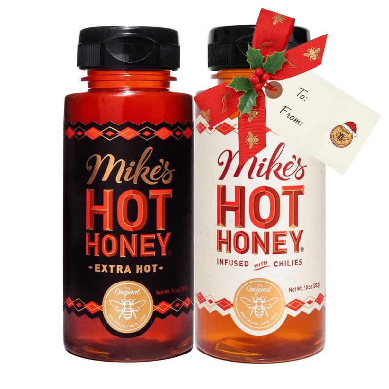 Mike's Hot Honey, Extra Hot, America's #1 Brand of Hot Honey, Spicy Honey Infused with Chili Peppers, Gluten-Free, Paleo-Friendly, Sweet Heat, Perfect for Hot Sauce Lovers (10oz Bottle, 1 Pack)