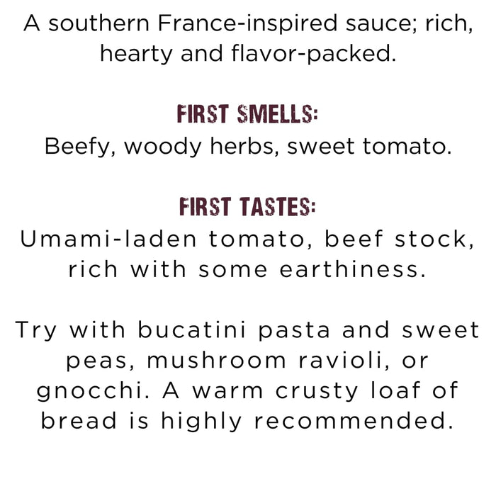 Always Fresh, Two Servings, Savory Provencal Gourmet Pasta Sauce (2-pack), Le Sauce & Co., Imported Italian San Marzano Tomatoes, Tomato Sauce, Spaghetti Bolognese, All Natural Spaghetti Meat Sauce