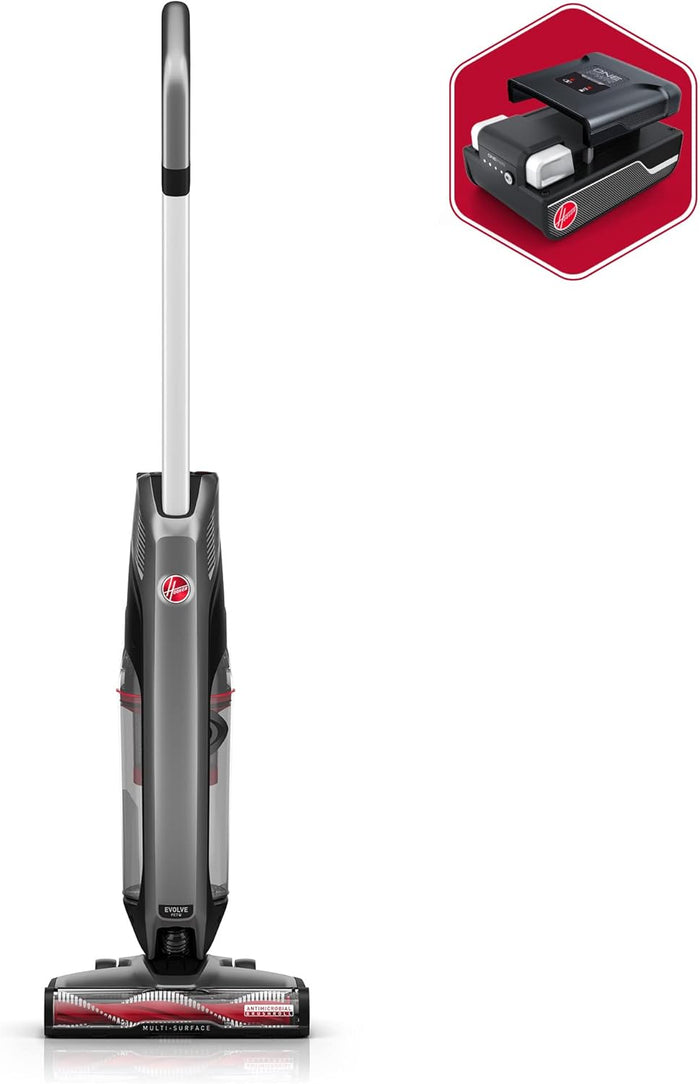 Hoover ONEPWR Evolve Pet Cordless Vacuum Cleaner, Lightweight Stick Vac, Small Upright Vacuum Cleaner, Ideal for Pet Hair, Large Dirt Cup Capacity, Cordless Vacuum Cleaners for Home Use