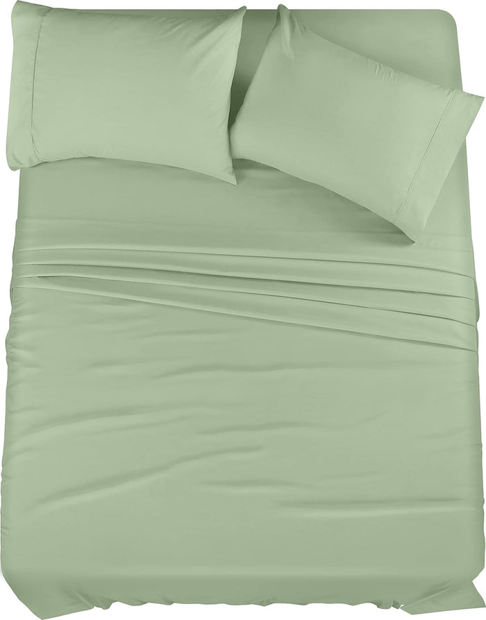 Utopia Bedding Soft Breathable Microfiber Queen Sheet Set