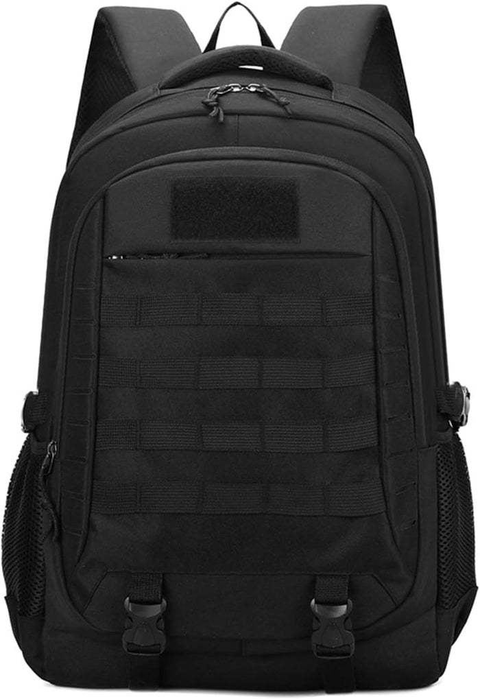 Lawaia Tactical Backpack Military Rucksack 45L Waterproof Hiking Packs Army Survival Assault Backpack Outdoor Sports Fishing Camping Bag Gym Backpacks for Men-Black
