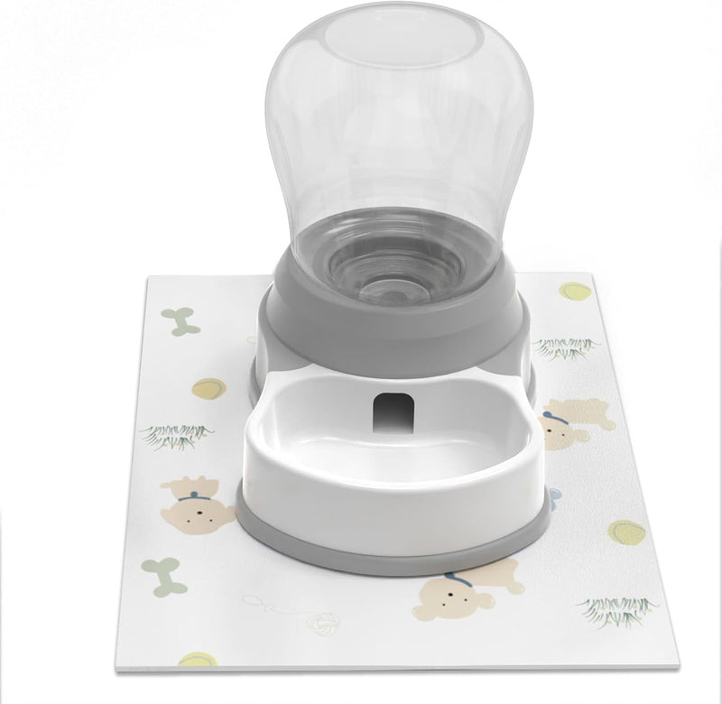 1.58 Gallon Automatic Dog Water Bowl Dispenser, Large Capacity Water Feeder for Cats and Dogs, BPA-Free, 1.58 Gallon Grey