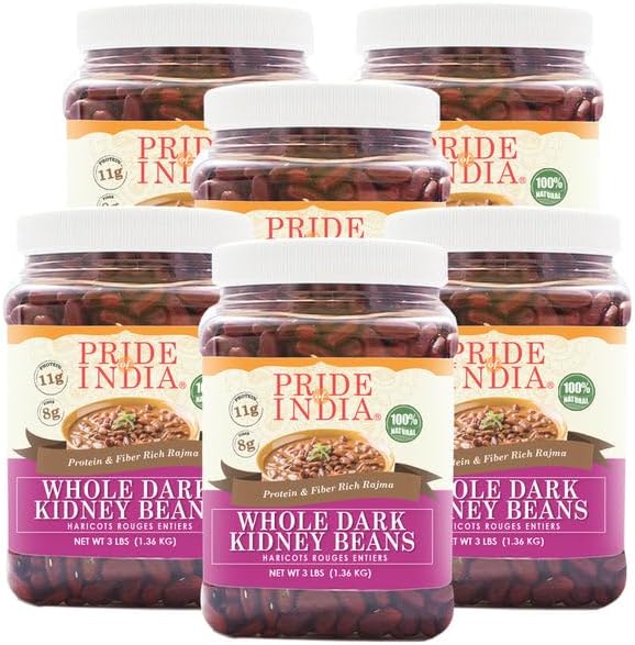 Pride Of India - Indian Bean & Lentil Superfood - Five Delicious Panchratna Dal Mix, 1.5 Pound Jar