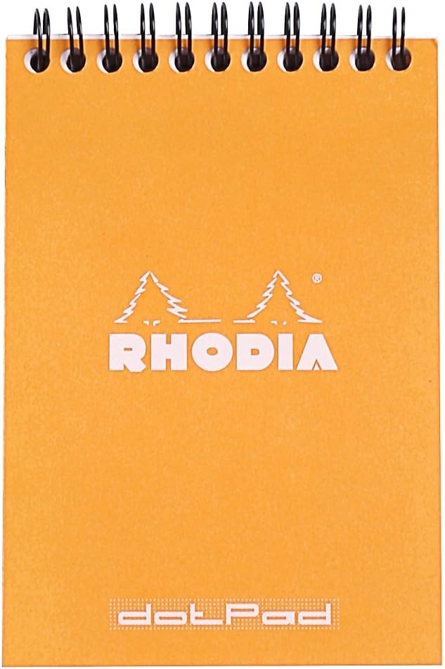 Rhodia Wirebound Pad 8.25x11.75, Lined, Orange