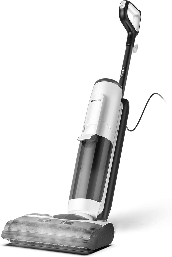 Tineco Floor ONE S7 Steam Cordless Wet Dry Vacuum Steam Mop All-in-One, Floor Washer for Sticky Mess Clean Up on Hard Floors with Digital Display, Self-Cleaning, Edge Cleaning, Safe for Kids & Pets