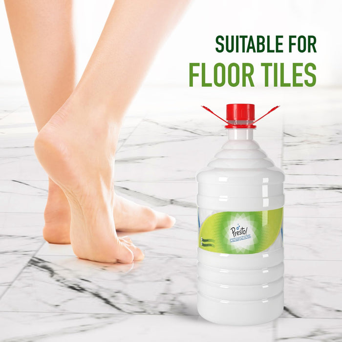 Amazon Brand - Presto! Phenyl Floor Cleaner | 5 Litre | Suitable For Hospitals, Homes, Offices | 10X Cleaning Power | Fights Germs