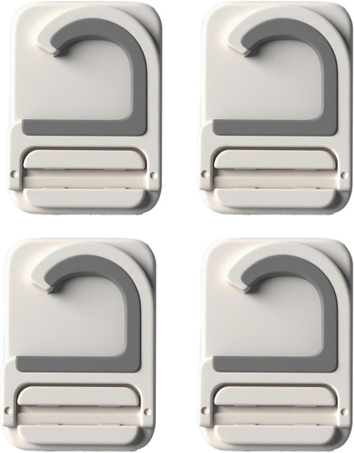 3pack Mop and Broom Holder Wall Mount Self Adhesive - No Drill Mop and Broom Handle Gripper, Household Cleaning Organizer for Organization and Storage, Holds up to 6 lb