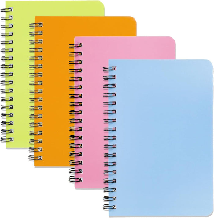 Spiral Notebook 4Pack Pocket Notebook 4.2"x 6.1" Pocket Notepad Small Notebook (4Pack Spiral Notebook)