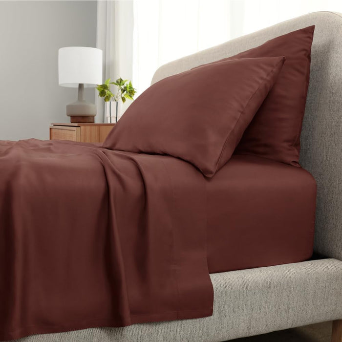 Cariloha Aloha Soft 4-Piece Sheet Set | Natural | King | Made from 100% Viscose derived from Bamboo | Introductory Sheet Line