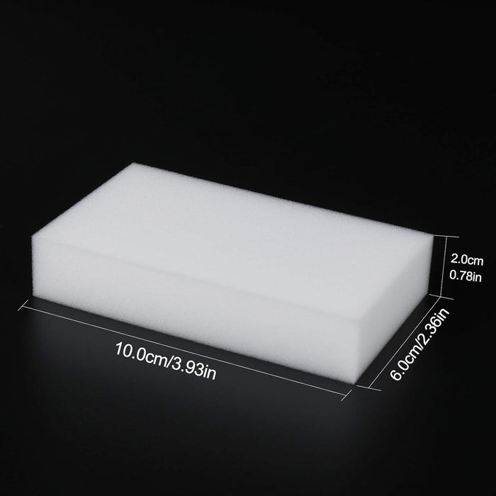 100-Pack 10x6x2cm Cleaning Sponge in Bulk Melamine Multi-Functional Sponges for Kitchen, Bathroom, Toilet