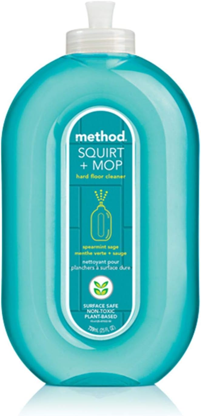 Method Squirt + Mop Hardwood Floor Cleaner, Almond, 25 Ounce, 1 pack, Packaging May Vary